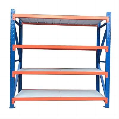 China Long Span Warehouse Rack With Adjustable Height And Powder Coated Surface Structure Rack zu verkaufen