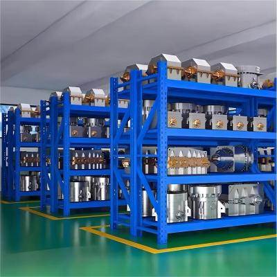 China QF-Medium Duty Warehouse Metal Long Span Shelving 4 Layers Standing Shelf For Storage zu verkaufen