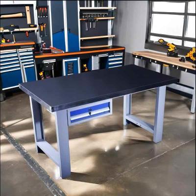 中国 Workshop Garage Lab Steel Tool Storage Cabinet Table Workbench With Raw Material Q235 販売のため