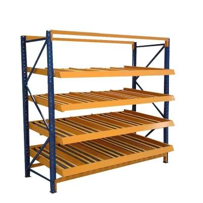 China Closed Semi-closed QF-Gravity Pallet Rack Perfect For Streamlined Warehouse Logistics en venta