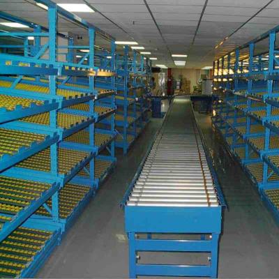 China 500kg Capacity Drive In Rack Metal Live Rack For Warehouse Gravity Storage Pallet Flow en venta