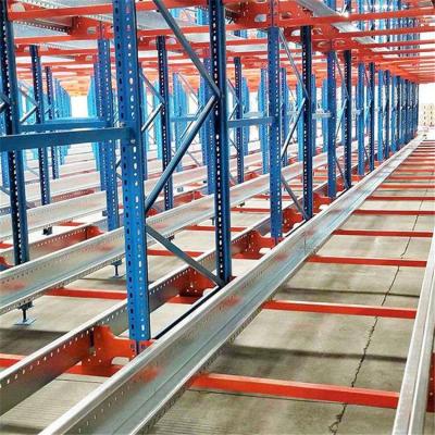 China Common Serviceability Q235 Radio Pallet Shuttle Racks For Automated Warehouse Storage en venta