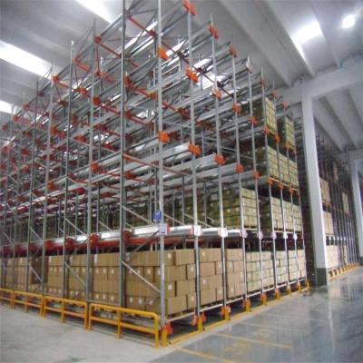 中国 Warehouse Serviceability 1200*1200*3600 Radio Pallet Shuttle Racking For Remote Cart 販売のため