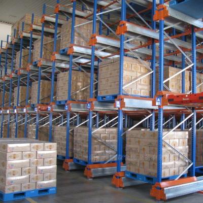 China Heavy Duty Drive-in / Drive Through Rack For 150kg Capacity Closed Open In Warehouse zu verkaufen