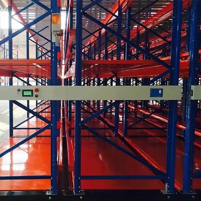 China Electric Mobile Pallet Racking Warehouse Retrieval System High Density Automated Type en venta