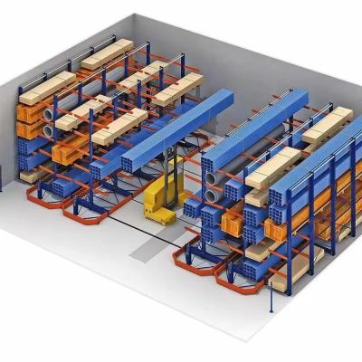 China Q235B Raw Material QF-Mobile Racking System for Automation Warehouse Storage Solution en venta