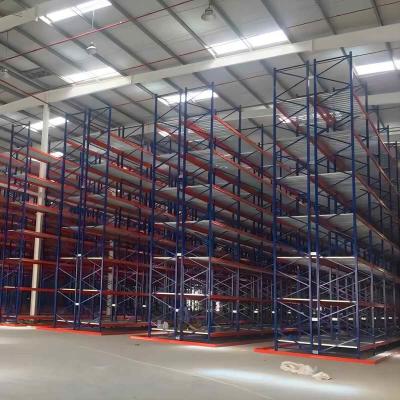 China Galvanized / Powder Coating Heavy Duty Shelving For Fixed Mobility VNA Pallet Racking for sale