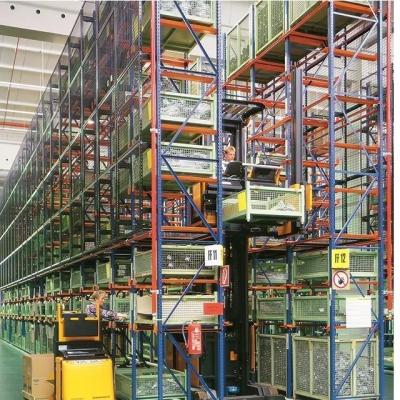 China Package Gross Weight 200.000kg QF-VNA Nanjing Very Narrow Aisle Pallet Racking Q235B Good for sale