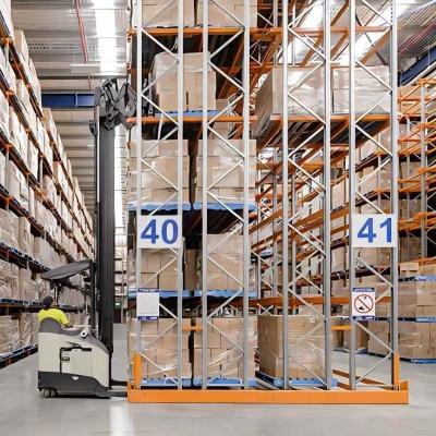 China 2000kg Deep Distance Lift Trucks Upgrade With Steel Double Deep Pallet Racking System zu verkaufen