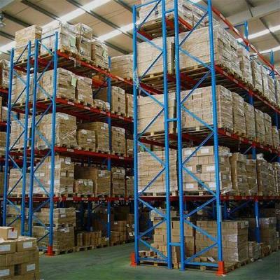 China Q235 Raw Material Warehouse Storage Selective Pallet Racking With Adjustable Mobility for sale