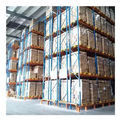 China 200.000kg Package Gross Weight Double Deep Pallet Racking System For Optimal Storage zu verkaufen