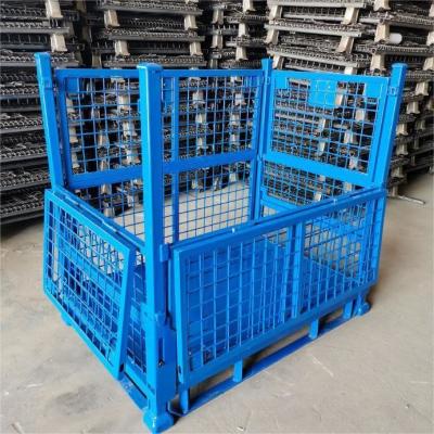 中国 2000*600*2000 Closed Open Welded Wire Mesh Basket for Warehouse Transport 販売のため