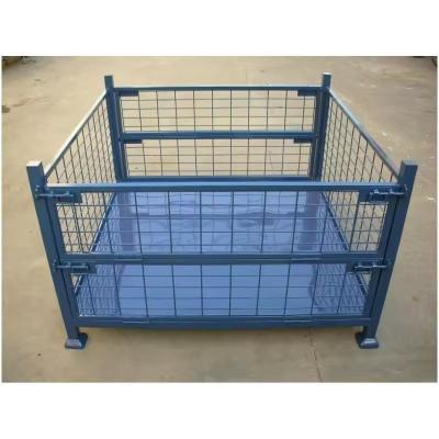 China 2024 Box Type Steel Metal and Galvanized Stackable for Material Common QF-Turnover Box zu verkaufen