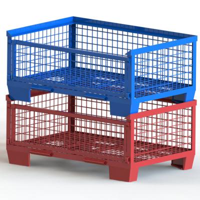 中国 Selective Pallet Racking Wire Mesh Storage Containers with Serviceability and Common 販売のため