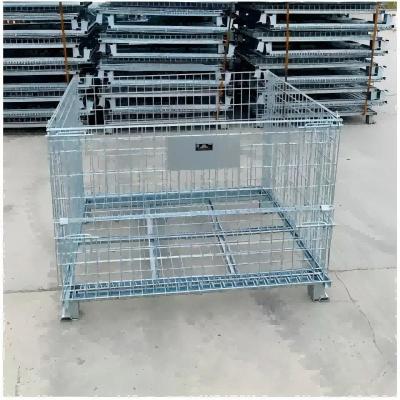 China Conventional Galvanized Wire Mesh Container For Cargo Transport And Storage Solutions zu verkaufen