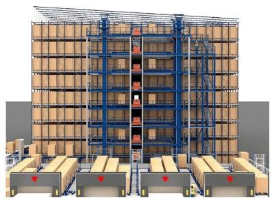 China Warehouse Heavy Duty QF-ASRS Automated Storage And Retrieval System For High Capacity zu verkaufen