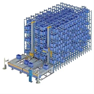 China Customized Heavy Duty Steel Asrs Automated Storage And Retrieval System For Warehouse zu verkaufen