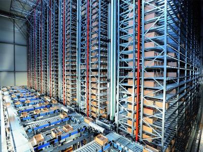 China Rack Structure Q235 Stacker Crane Aisles Automated System Asrs For Warehouse Storage zu verkaufen