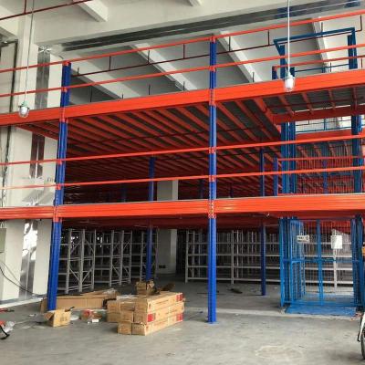 China Convenient Mobility Warehouse Racking Mezzanine With Adjustable Design for sale