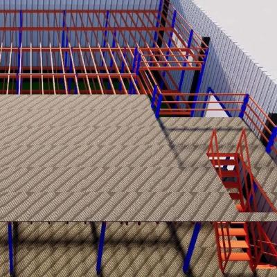 China QIFEI-MEZZANINE RACKING SYSTEM For Industrial Mezzanine Platform Drive In Rack Design zu verkaufen