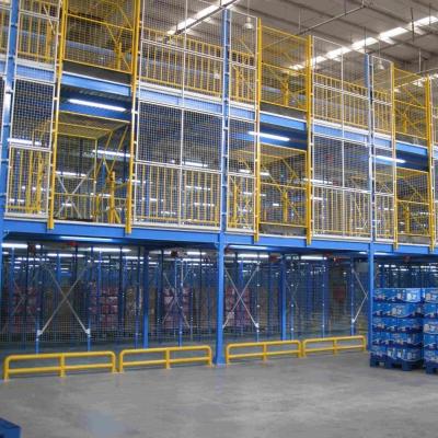 China 2000*600*2000 Steel Structure Office Mezzanine Racks For Store Multi-Level Racking for sale