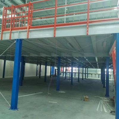 China 0-5m Height Heavy Duty Mezzanine Steel Platform For Industrial Warehouse Storage for sale