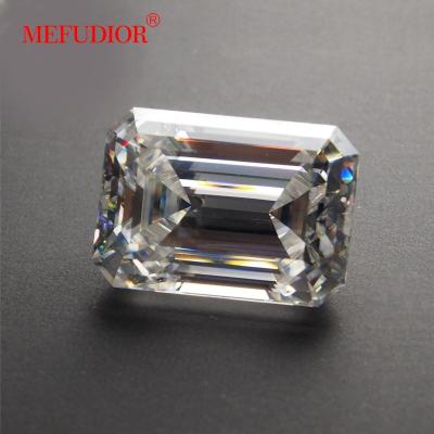 China Hot sale green gemstone 3*5mm-8*10mm 2022 color game or fire D cut color VVS moissanite diamond stone for sale