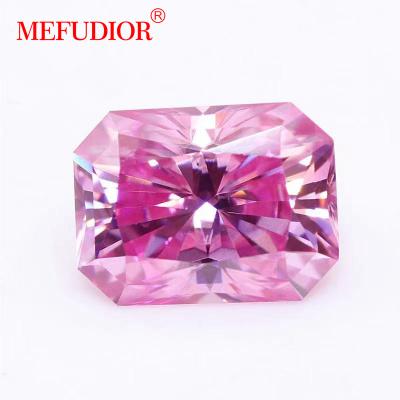 China Color play or fire D color heater cut moissanite lab created loose gemstone for jewelry ring bracelet necklace making for sale