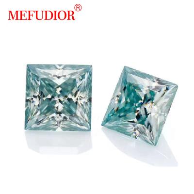 China Synthetic play or fire color moissanite diamond alternative 4*4/5*5/6*6/7*7/8*8/9*9/10*10 mm D color for sale