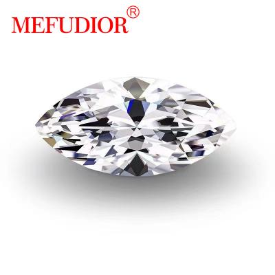 China Fire Wholesale VVS D color white marquis or color set cut loose moissanite diamond stone for Ring Gemstone jewelry GRA certified for sale