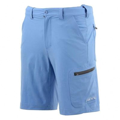 China CCXL Anti-Wrinkle Customized Logo Plain Color Unisex Outdoor Waterproof Breathable Fishing Shorts With Perforated Back Yoke Fishing Shorts for sale