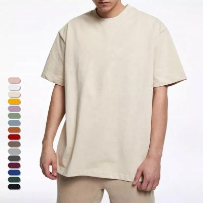 China Anti-Wrinkle CCXL Manufacturer Custom Print Mens Cotton White T-Shirts Dropshoulder Sleeve American 100% Sleeve Plus Size Men's Plain Dyed T-shirt for sale