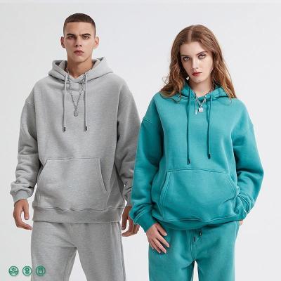 China high quality custom LOGO men's hoodies cotton drop empty shoulder parride plus size hoodie fleece pullover hoodie for sale