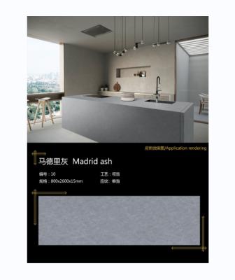 China 800x2600x15mm Large Format Porcelain Slabs Modern Vanity Top for sale