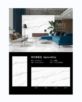 China Modern White Color Large Format Tiles 1200x2700x9mmm Porcelain Slabs Bench Top for sale