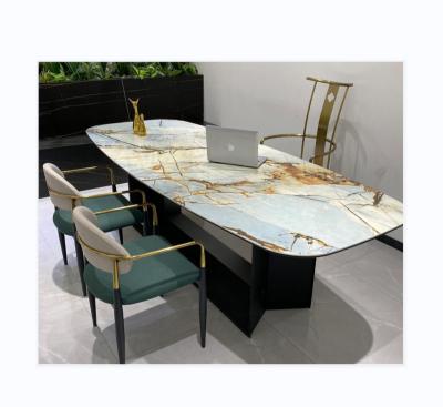 China Glod Modern Style Large Format Porcelain Countertops for sale