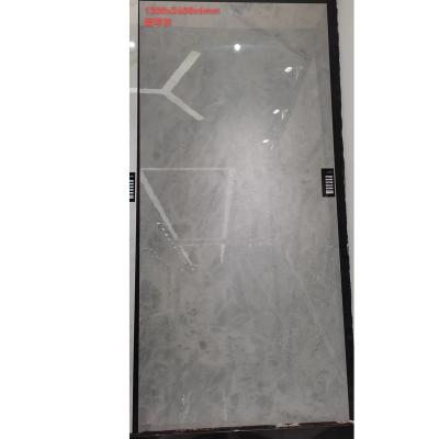 China Modern Gray 1200x2600mm Sintered Stone Floor And Wall Tiles for sale