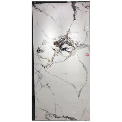 China Modern Snow White Porcelain Slabs 1200X2600X6mm Big Slabs for sale