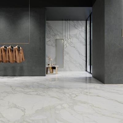 China Modern White Large Format Sintered Porcelain Stone Slabs for sale