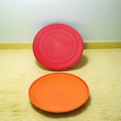 China Stocked Throw Fatch Training Plate For Dog Rainbow Color Pet Flying Discs Hide And Seek Dog Toy Solid Rubber Pet Accessories for sale