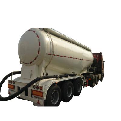 China Truck Trailer 2 Axle Tanker Semi Trailer 3 Axles 50000kg Bulk Cement Semi Trailer Cement Tank for sale