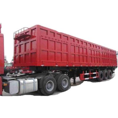 China Hot Sale 3 Axle 40t Truck Trailer Side Wall Tipper Trailer Dump Trailer Tipper Heavy Duty Trailer Supplier in China for sale