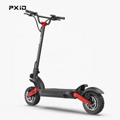 China PXID SQ1 Electric Scooter Long Range Unisex LED Display E Scooter 2000w Double Brakes With Front Rear Suspension for sale