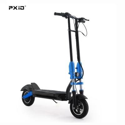 China PXID 10Inch Tire 120KG Load Capacity Aluminum Alloy Unisex Off-Road Electric Scooter With Front And Rear Suspension for sale