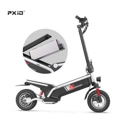 China 2021 Hot Sale Unisex Long Range F1 Off Road Fatigue 500W Motor Front And Rear Disc Brake Fast Folding Electric Scooter for sale