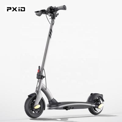 China PXID E1 Unisex Electric Adult Scooter Scooter 10 Inch Tire With Front And Rear Drum Brake for sale