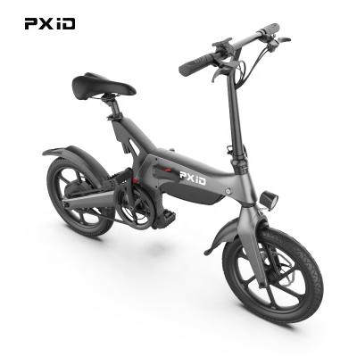 China Magnesium Alloy Disc Brake and 16inch E-brake Tire Road Bike Adult 36V250W Hybrid Electric Bicycle with Rear Shock Absorption for sale