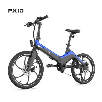 China Shimano 6 Speed ​​Detachable 2022 PXID Magnesium Alloy 2022 PXID Magnesium Alloy 20 Inch S9 36V 7.8Ah Battery Electric Bicycle for sale