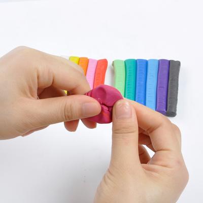 China 6 Color Clay Stationery Rubber Base Supplies Eco - Friendly Never Dry Clay for sale