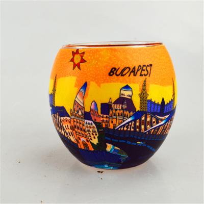 China New Design Polymer Clay Polymer Clay Home Decoration DMO Round Candle Cup Hot Colorful Bowl Shaped Candle Holder Clay for sale